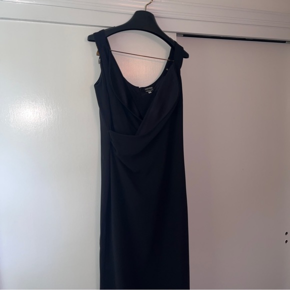 Vintage Giorgio Armani Black Silk Formal Gown - Picture 7 of 13
